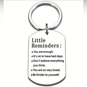 BAG CHARM  Inspirational Keychain NIP